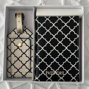 Neiman Marcus travel accessories passport holder luggage tag